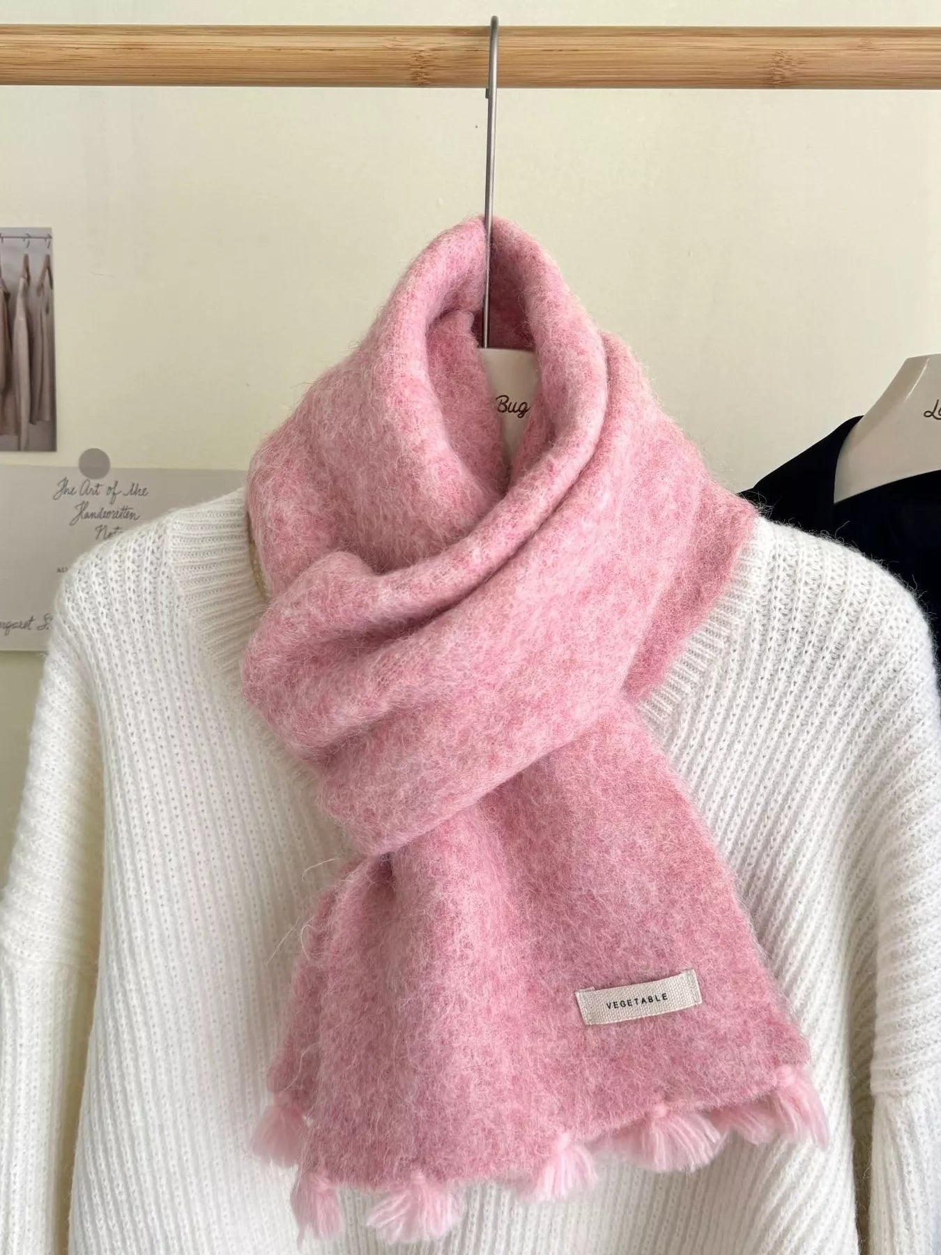 Tassel Knitted Scarf