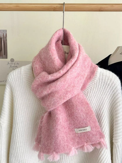 Tassel Knitted Scarf