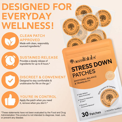 Relaxation Calmness And Pressure Drop Nursing Patch - 30 Patches