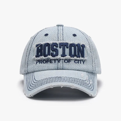 Letter Adjustable Cotton Baseball Cap