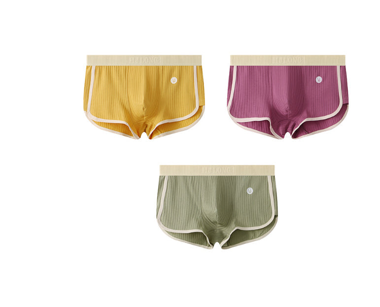 Men's Mid-waist Simple Fashionable Breathable Comfortable Boxers
