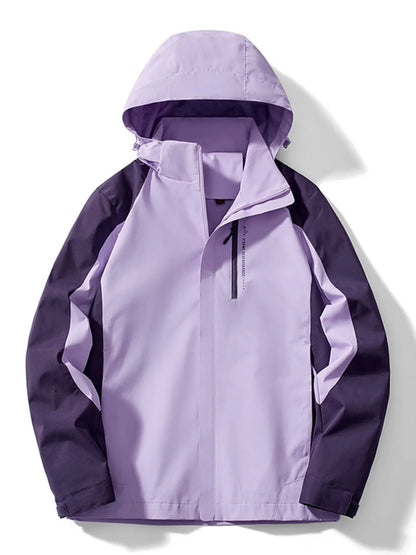 Men's Plus Size Waterproof Hooded Outdoor Jacket