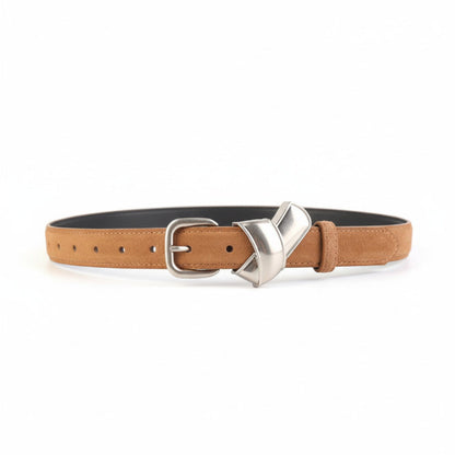 Adjustable Buckle Skinny Belt
