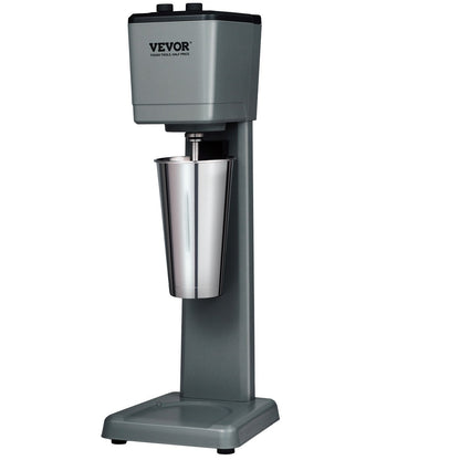 Milkshake Maker Machine, 375W Commercial Milk Shake Maker Mixer, Single Head Drink Mixer Blender Machine, 3-Speed Milkshake Blender With 27.7oz Stainless Steel Cup For Commercial