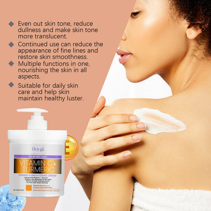 Hoygi Turmeric Vitamin C Firming And Brightening Cream Hydrates, Moisturizes, Nourishes And Moisturizes Skin And Beautifying Body Cream