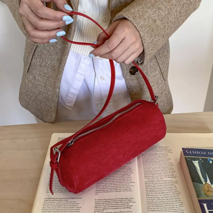 Retro Cylinder Shoulder Bag