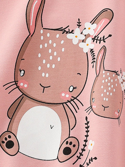 Children's Cute Animal Crew Neck Sweatshirt