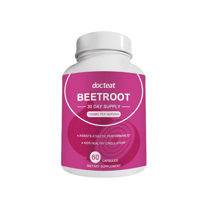 Docteat Beet Root Capsule Beet Root Extract Is Rich In Dietary Fiber