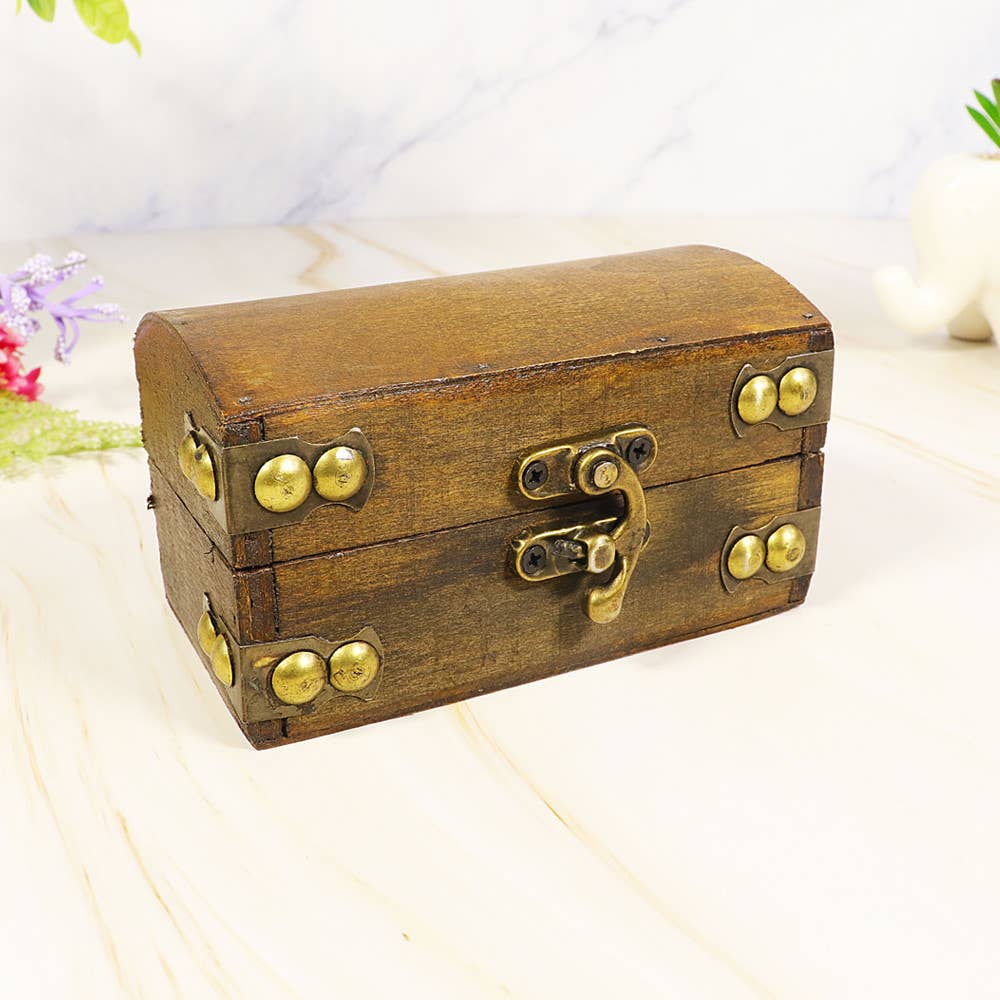 Mini Wooden Treasure Chest