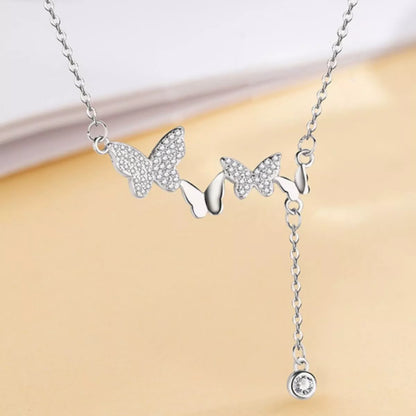 925 Sterling Silver Butterfly Necklace