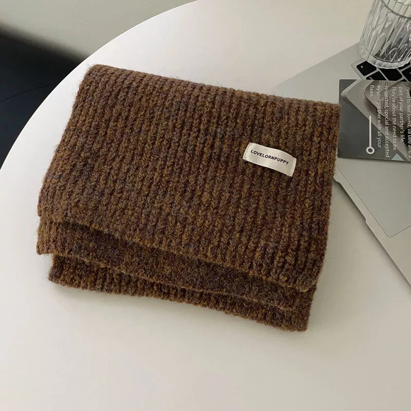 Cozy Knitted Winter Scarf