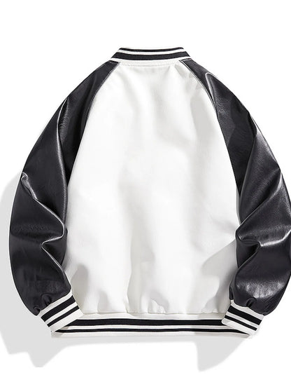 Men's Plus Size Snap Down Long Sleeve Jacket