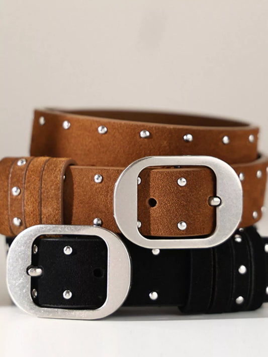 Studded Adjustable Belt