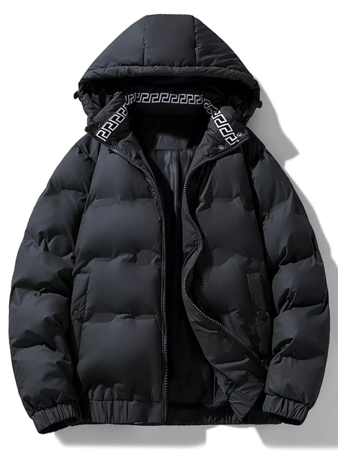 Men's Plus Size Hooded Padded Winter Coat