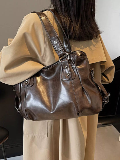 Vintage Style Leather Handbag