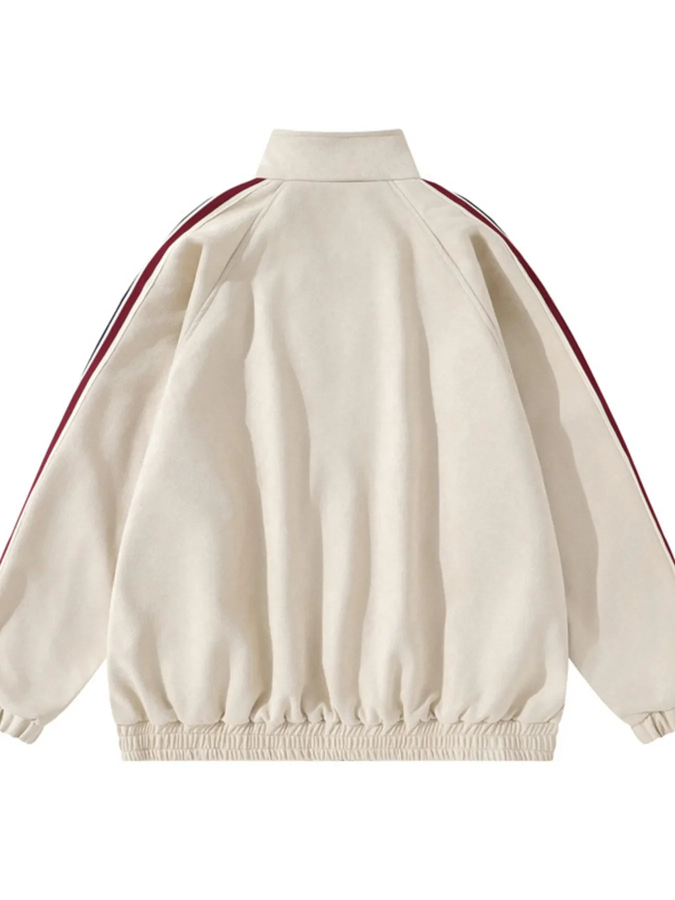Men's Letter Zip Up Long Sleeve Hoodie