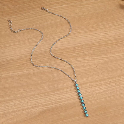 Vintage Style Beaded Bar Necklace