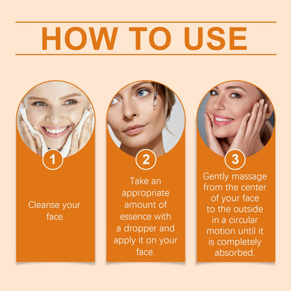 Ouhoe Vitamin C Brightening Essence Hydrates, Tightenes And Tightenes Delicate Skin And Pores
