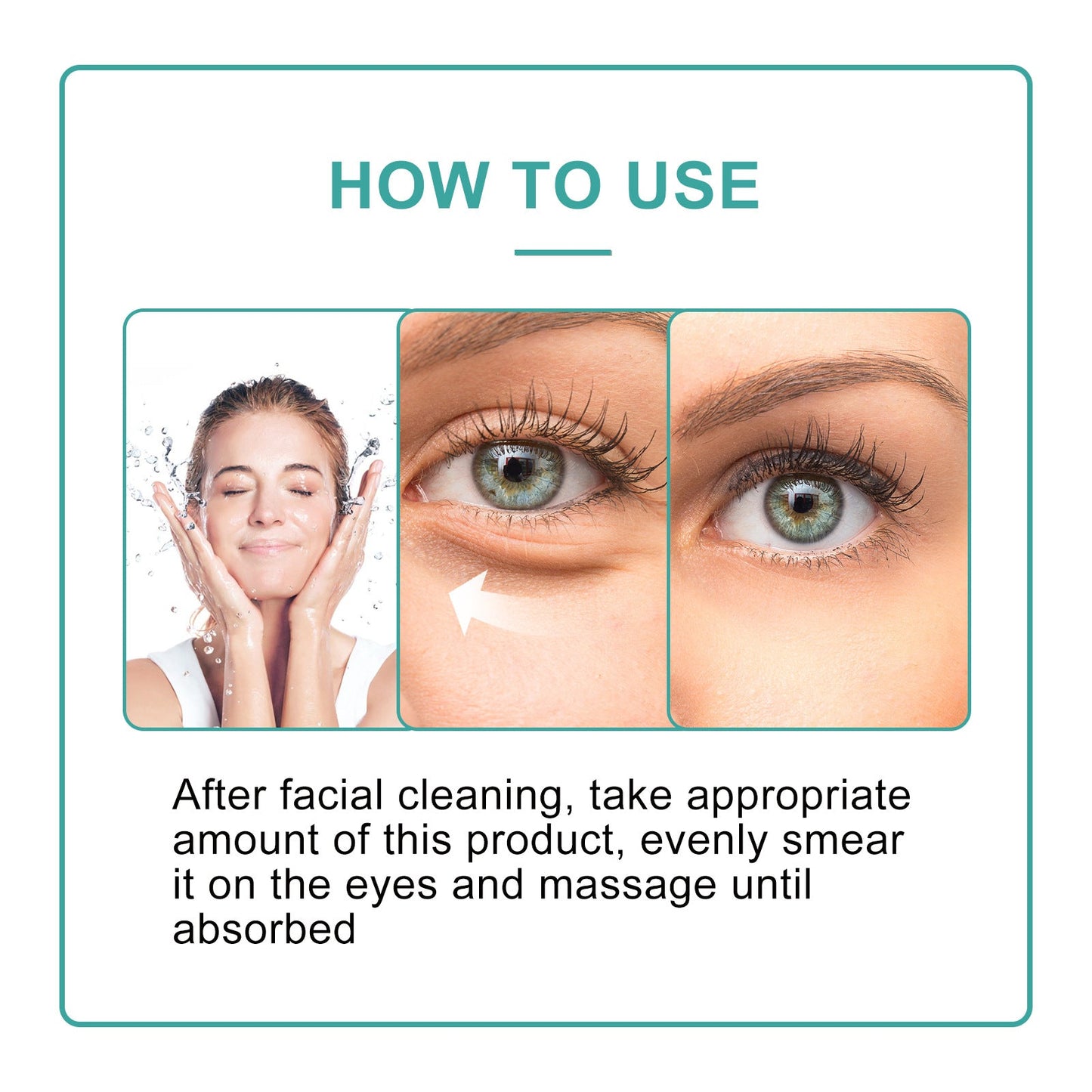 OUHOE Eye Gel, Tyra Fade Eye Fine Lines Eye Pouch Black Rim Of The Eye It Moisturizes The Eyes