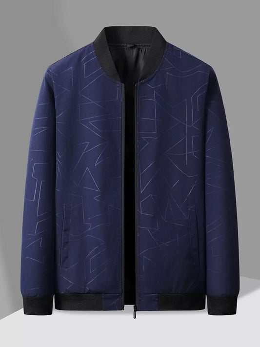 Men's Plus Size Lightweight Zip Up Jacket