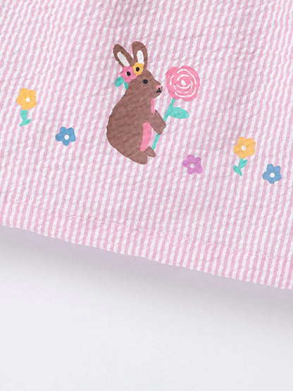 Children's Smocked Short Sleeve Dress