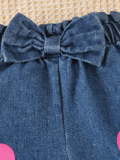 Children's Hey Girl Cami & Denim Shorts Set