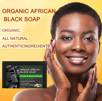 African Black Bamboo Charcoal Soap