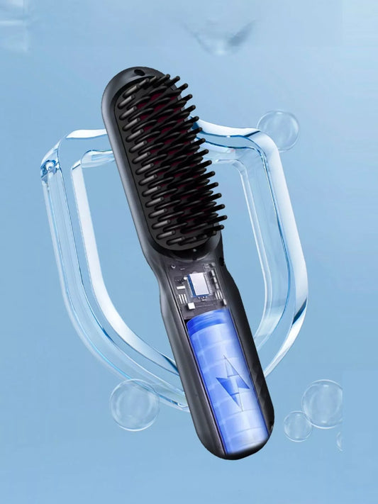 Adjustable Temperature Hair Straightening Comb
