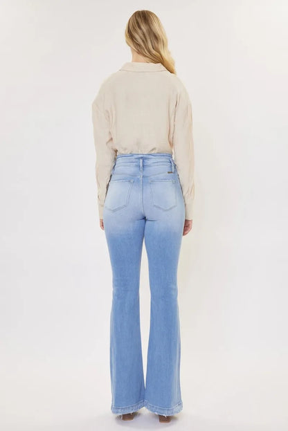 Kancan Curvy High Rise Flare Jeans