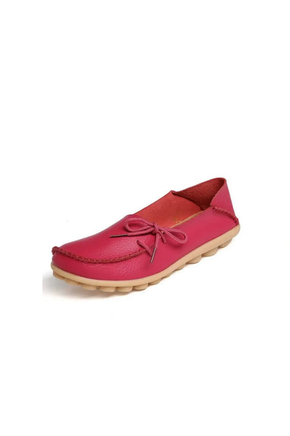 Side Tie Flat Slip-Ons