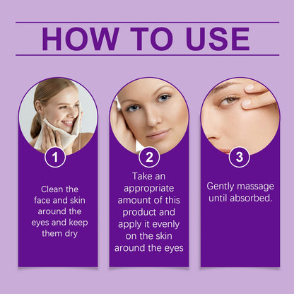 Hoygi Eye Serum Moisturizes Eye Skin Brightening, Hydrating And Moisturizing Daily Massage Treatment Serum