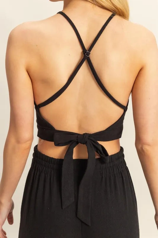 HYFVE Crop Top and Cargo Pants Set