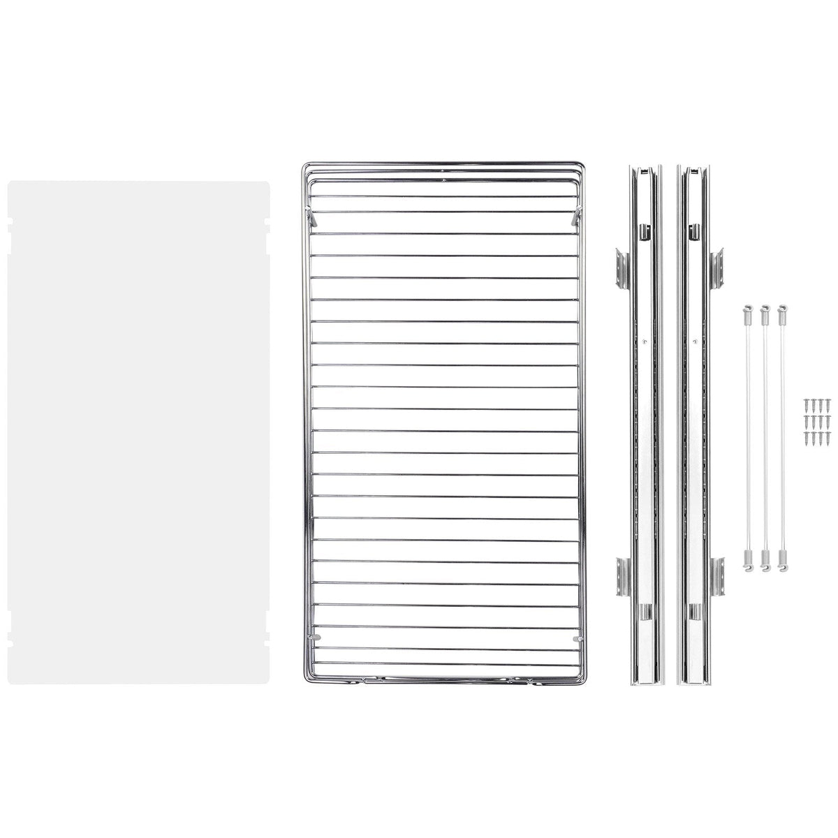 VEVOR  Pull Out Cabinet Organizer, Heavy Duty Slide Out Pantry Shelves, Chrome-Plated Steel Roll Out Drawers, Sliding Drawer Storage For Home, Inside Kitchen Cabinet, Bathroom, Under Sink