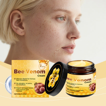 AMZ Bee Venom Skin Care Cream Is Gentle, Moisturizing, Hydrating, Smooth And Delicate. It Is Suitable For Daily External Application And Skin Care