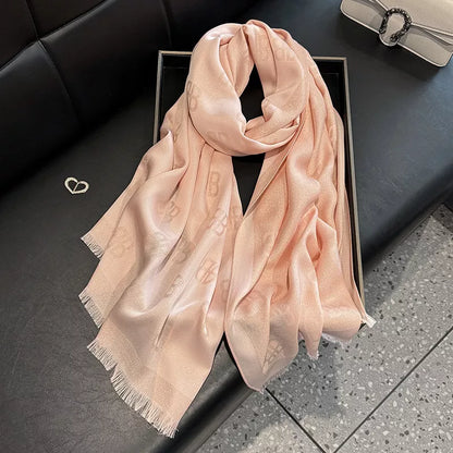 Raw Hem Scarf