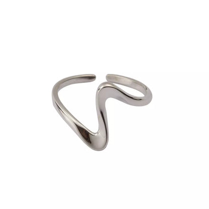 925 Sterling Silver Irregular Ring