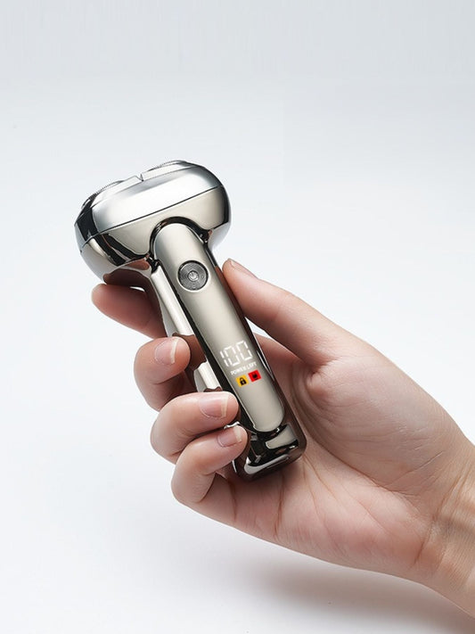 Rechargeable Electric Rotary Shaver