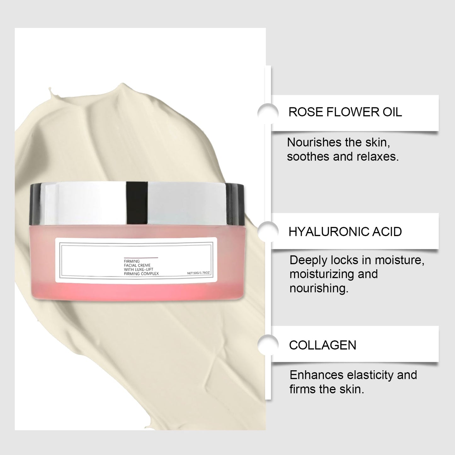 AMZ This Moisturizing Face And Neck Cream Gently Hydrates And Nourishes The Skin On The Face And Neck, Making It Soft And Smooth. It Is A Daily Moisturizing Care Cream