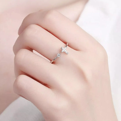 Adjustable Open Cross Ring