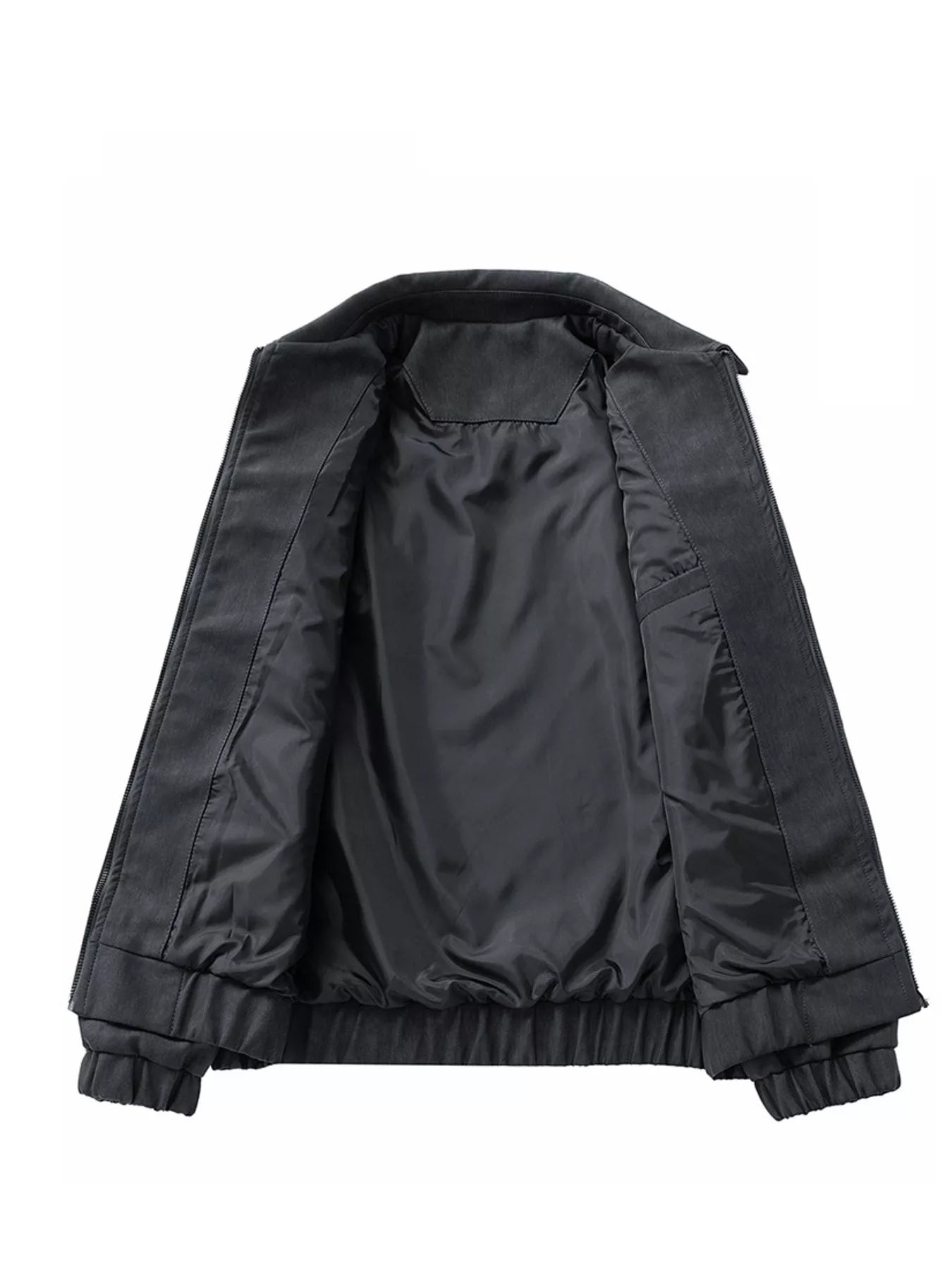 Men's Plus Size Casual Zip Up Jacket