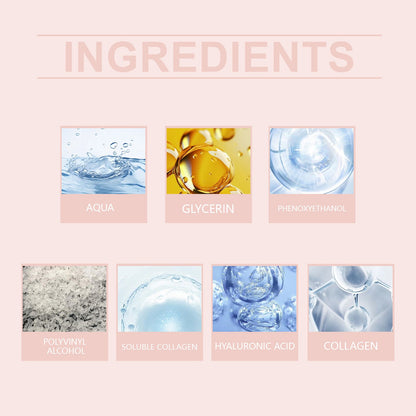 Hoygi Collagen Tear Mask, Gentle Cleansing, Exfoliating, Moisturizing, Moisturizing, Skin Care And Brightening Mask