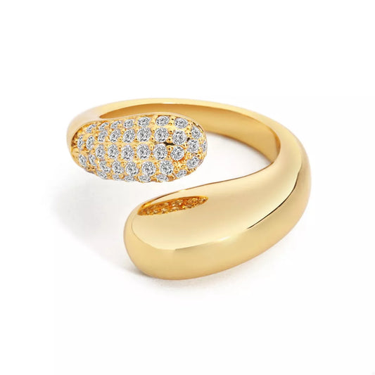 18K Gold-Plated Open Ring