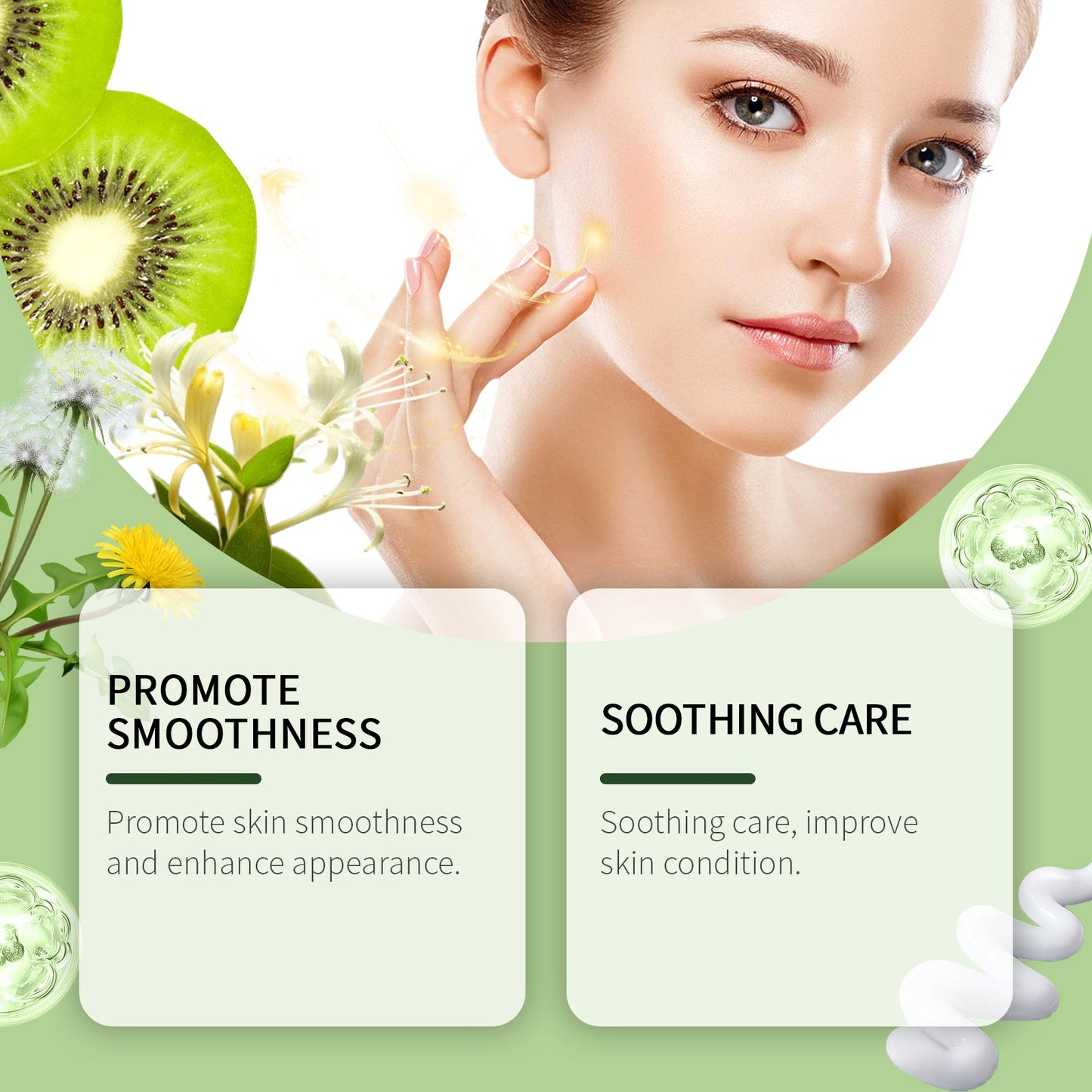 West&Month Skin Care Cream, Skin Repair Fat Granules Moisturizing Delicate And Smooth Skin Care Cream
