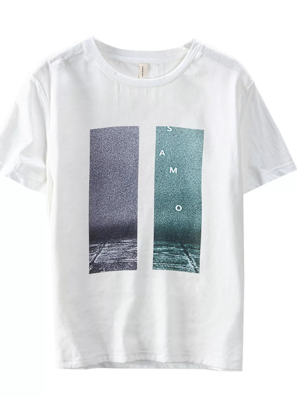 Men's Plus Size Round Neck Short Sleeve T-Shirt