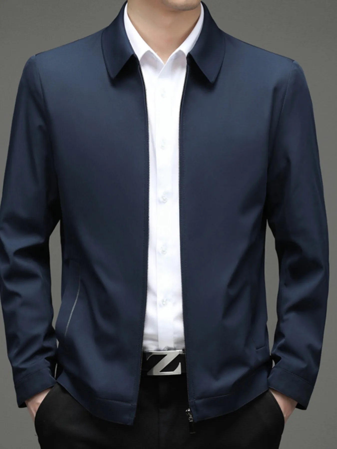 Men's Zip Up Long Sleeve Jacket