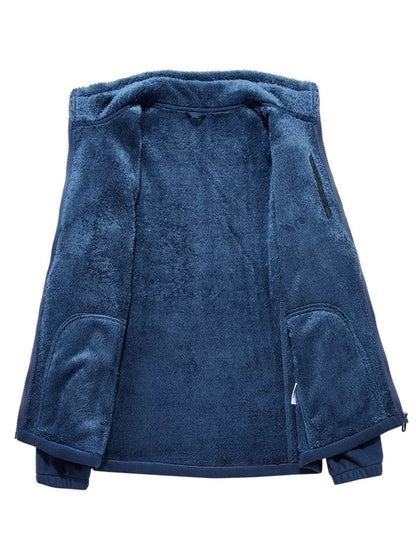 Men's Plus Size Fleece Lined Full Zip Outerwear