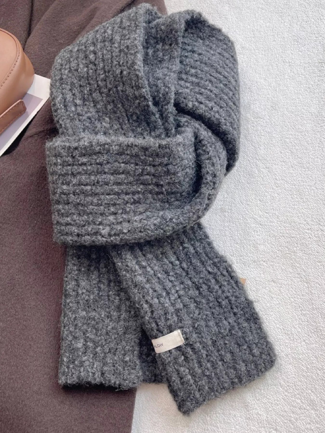 Cozy Knitted Winter Scarf