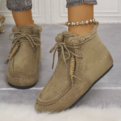 Plush Lined Ankle Boots