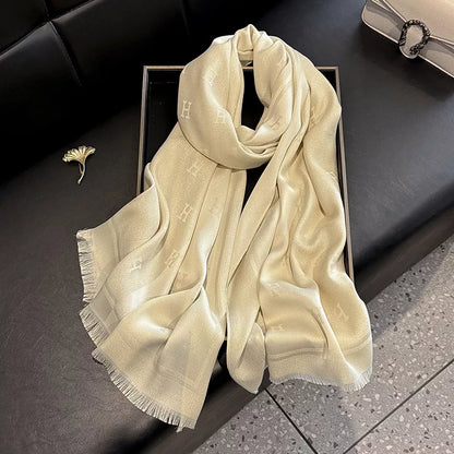 Raw Hem Scarf