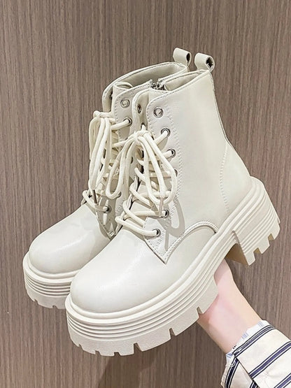 Platform Lace Up Boots